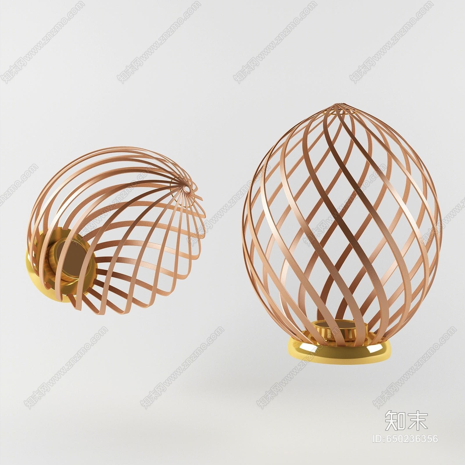 现代编织笼式鼓款蜡烛灯3D模型下载【ID:650236356】