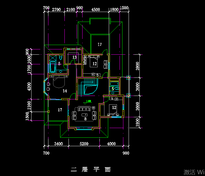 14套别墅方案图（含两层三层小别墅建筑）cad施工图下载【ID:160718194】