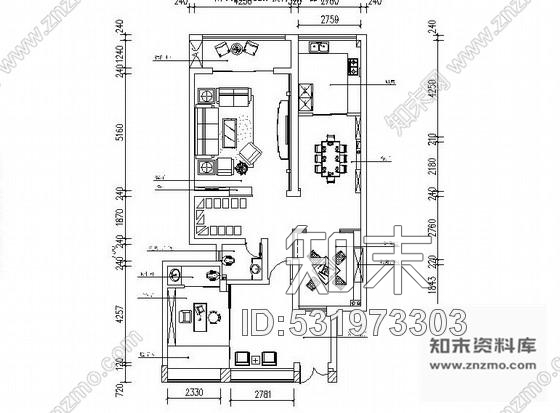 施工图乐山某高端工作室设计作品新中式豪华3层别墅室内设计CAD施工图含效果图施工图下载【ID:531973303】