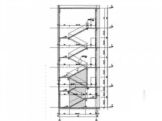 [江西]多层现代风格商业街建筑设计施工图（含多栋楼&nb...cad施工图下载【ID:165926117】