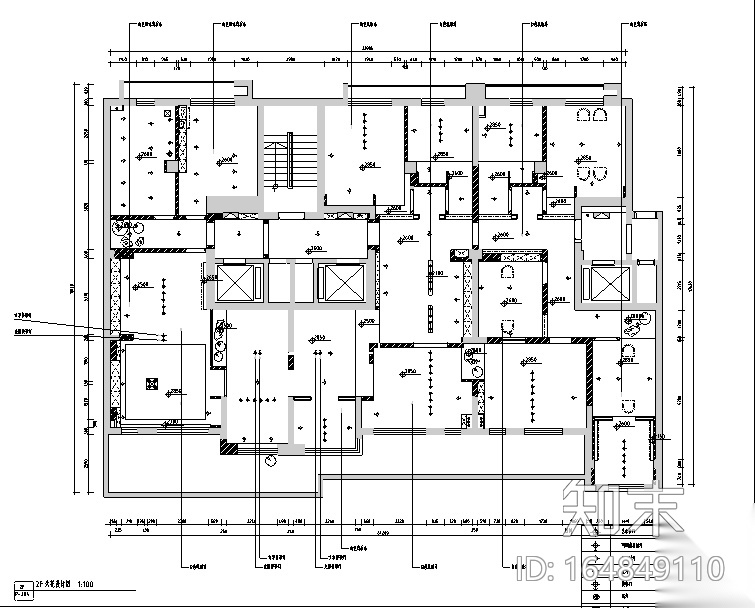 [新疆]东方禅意品茗茶室空间设计施工图（附效果图）施工图下载【ID:164849110】