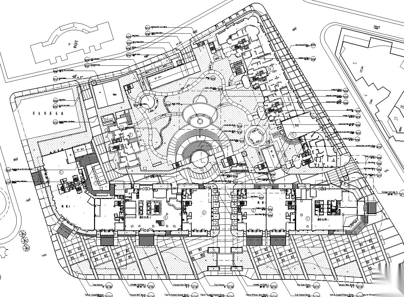 [上海]某耀江国际居住区景观设计全套施工图（包含+12...cad施工图下载【ID:161042155】