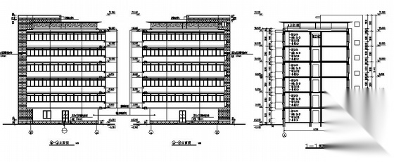 某六层学生公寓楼建筑施工图施工图下载【ID:165731154】