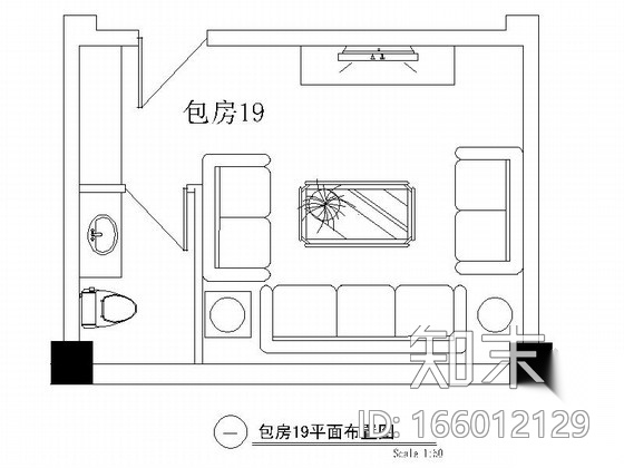 某欧式娱乐会所包房19装修图cad施工图下载【ID:166012129】