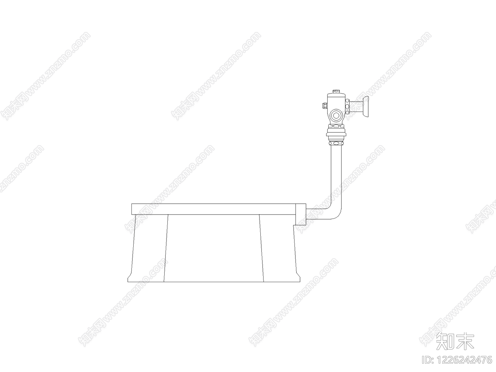 卫浴设施cad施工图下载【ID:1226242476】