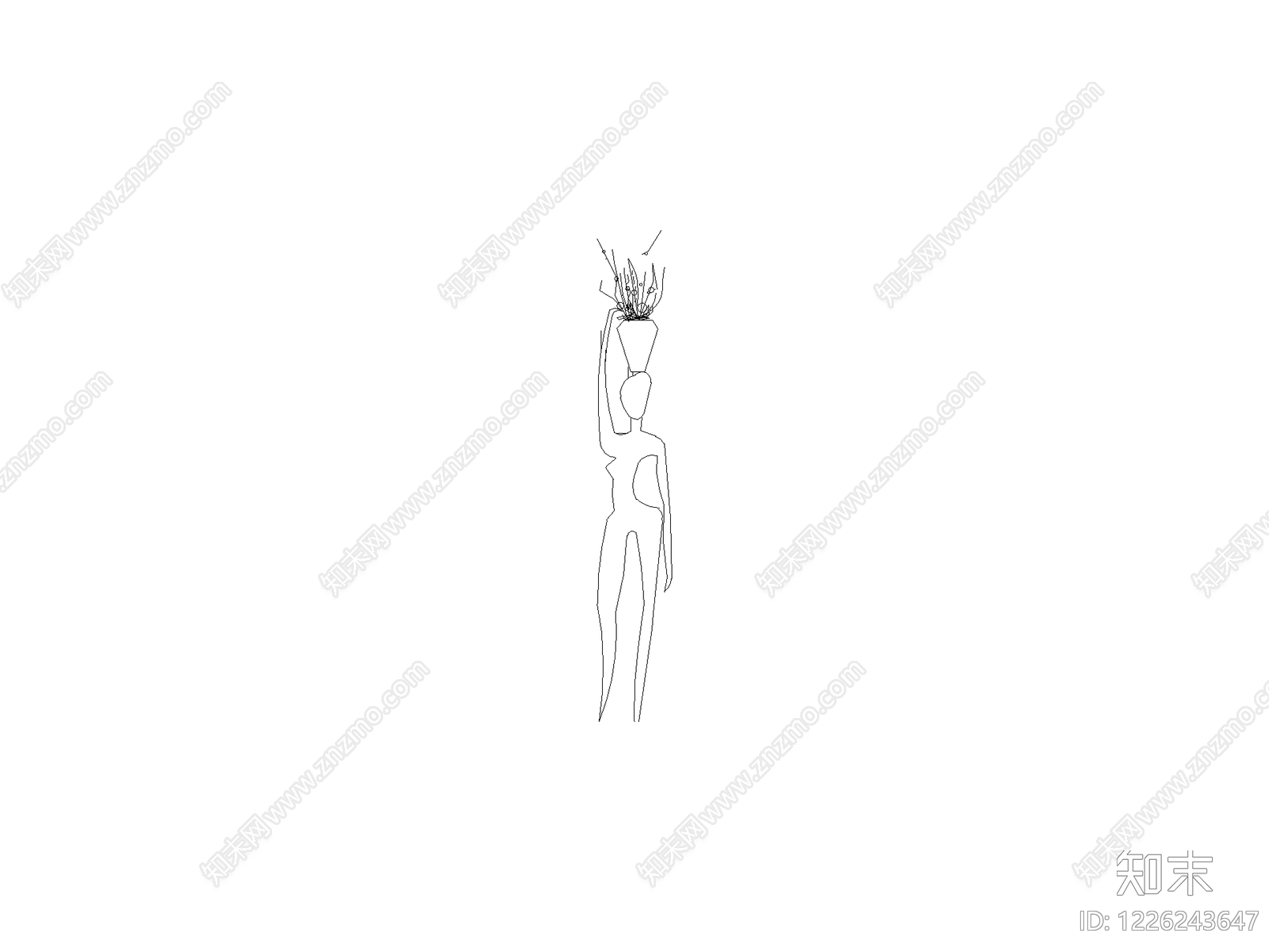 人物cad施工图下载【ID:1226243647】
