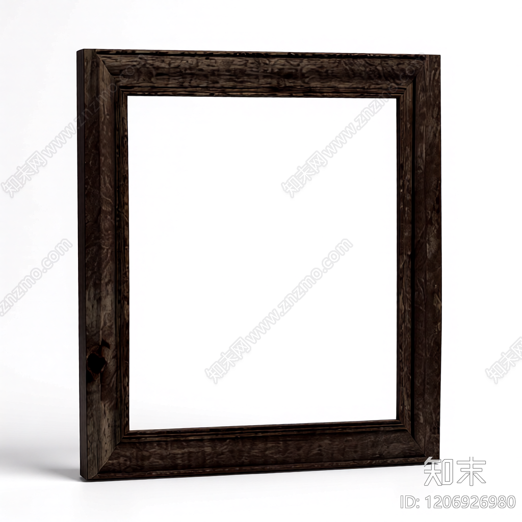 木质画框装饰构件3D模型下载【ID:1206926980】