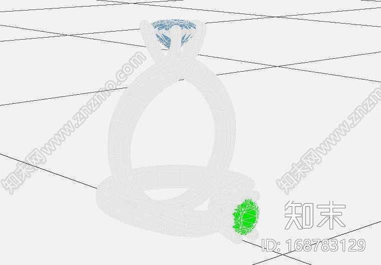 1对订婚戒指CG模型下载【ID:168783129】