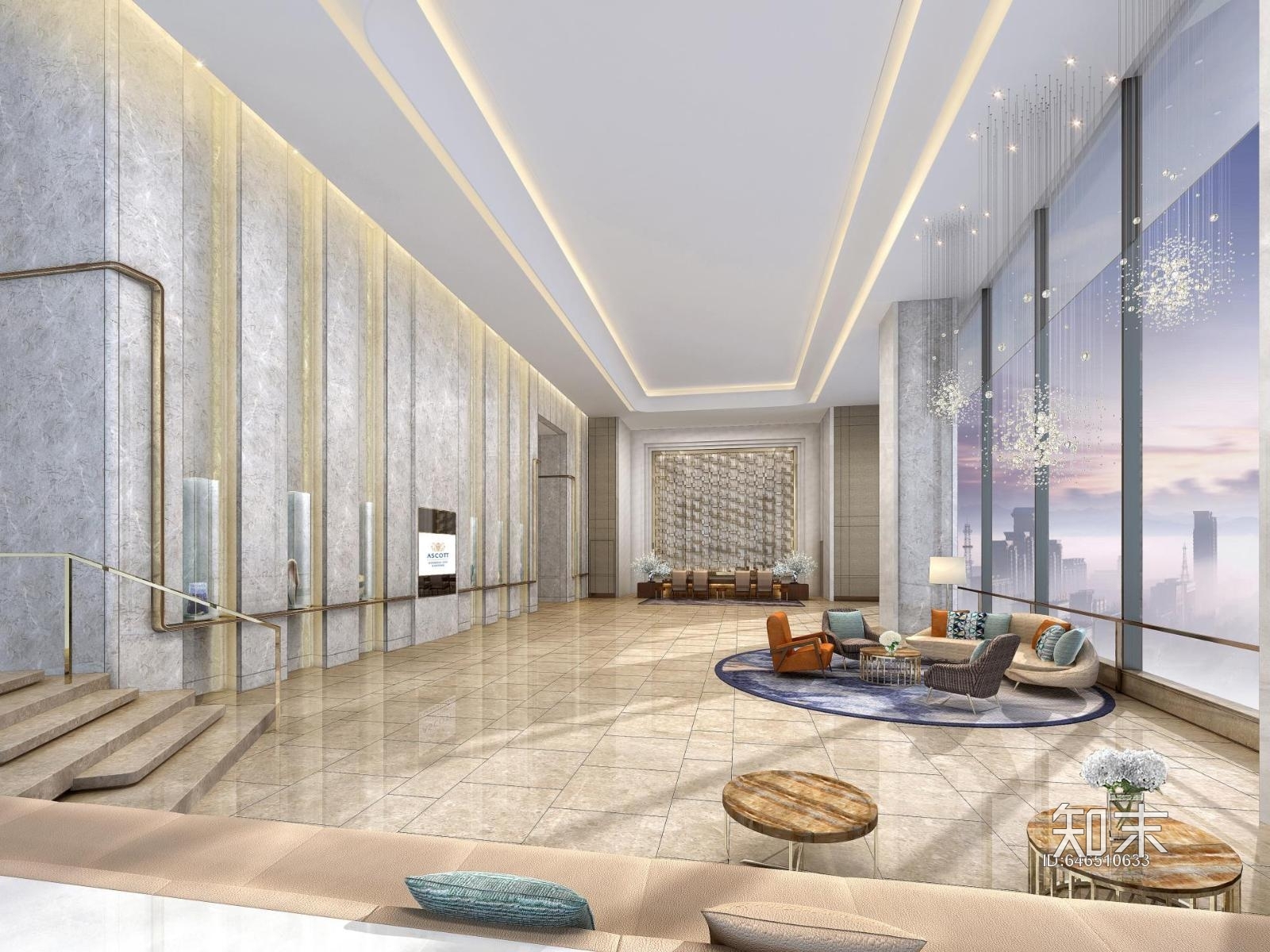 HBA-南通雅诗阁服务公寓丨效果图施工图下载【ID:646510633】