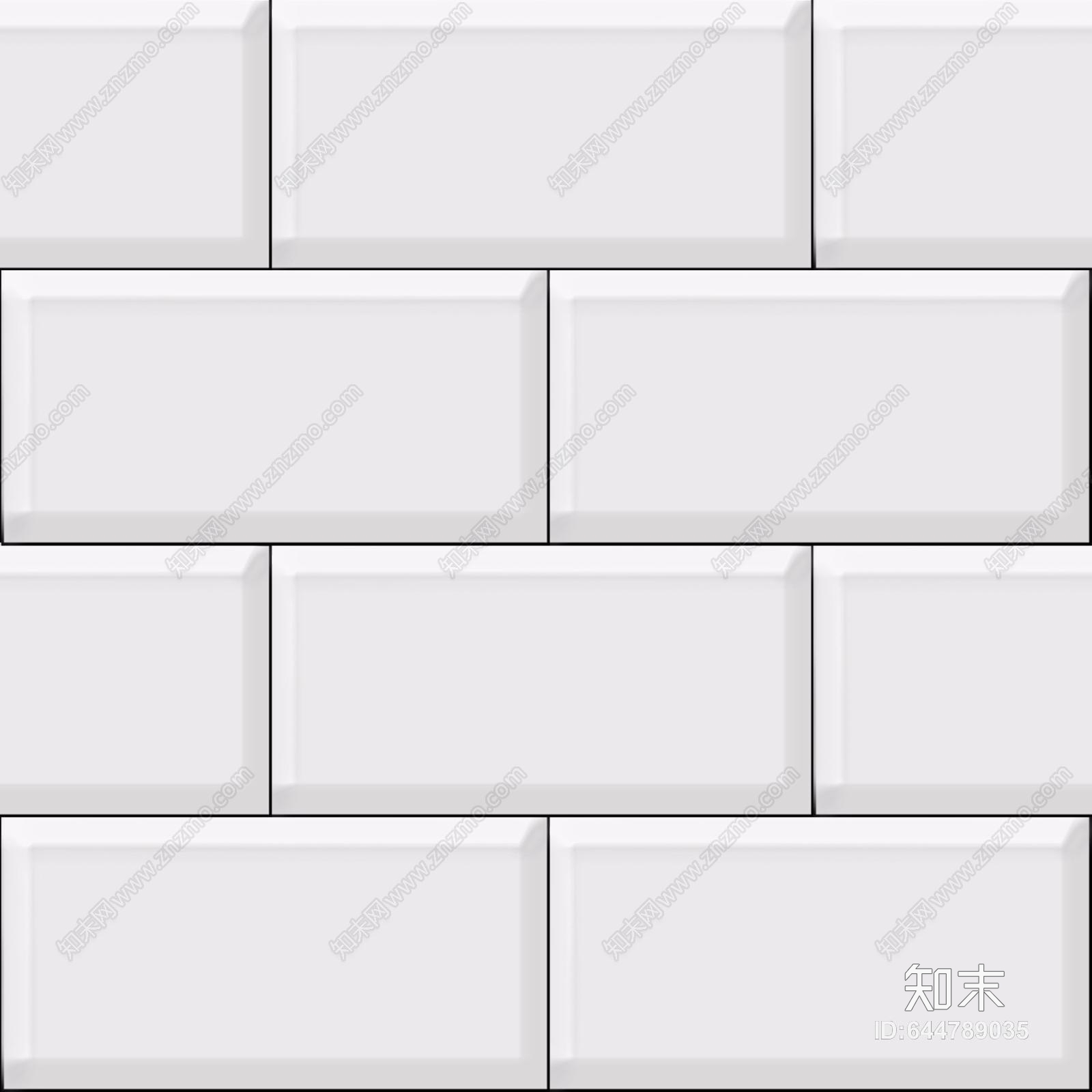 卫生间厨房阳台小白砖北欧风贴图下载【ID:644789035】