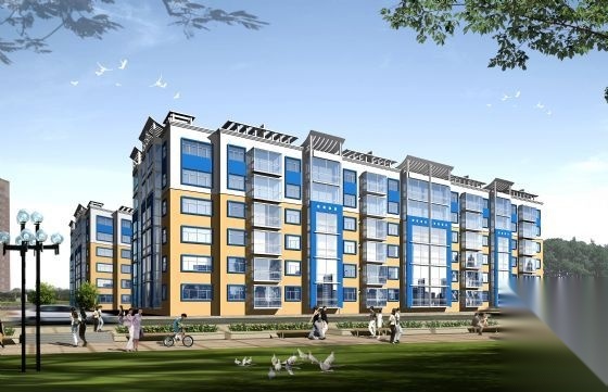 某六层住宅建筑方案图cad施工图下载【ID:149851100】