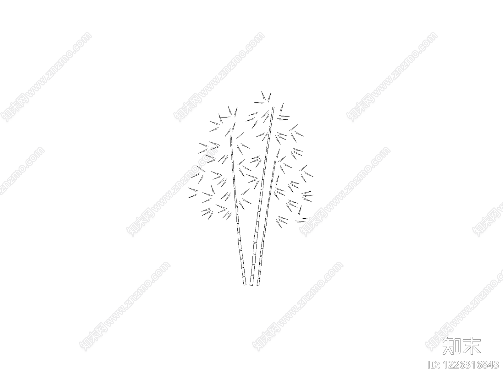 乔木种植cad施工图下载【ID:1226316843】