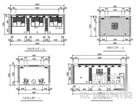 [毕业设计]中式风情度假酒店设计装修施工图施工图下载【ID:166174192】