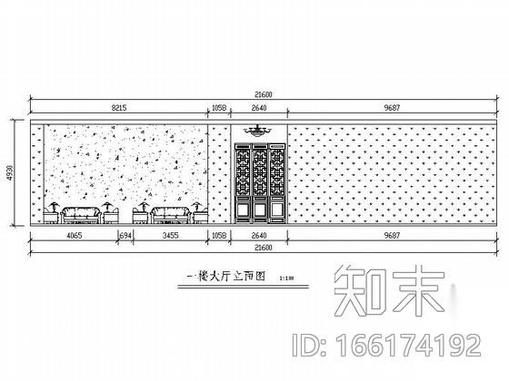 [毕业设计]中式风情度假酒店设计装修施工图施工图下载【ID:166174192】