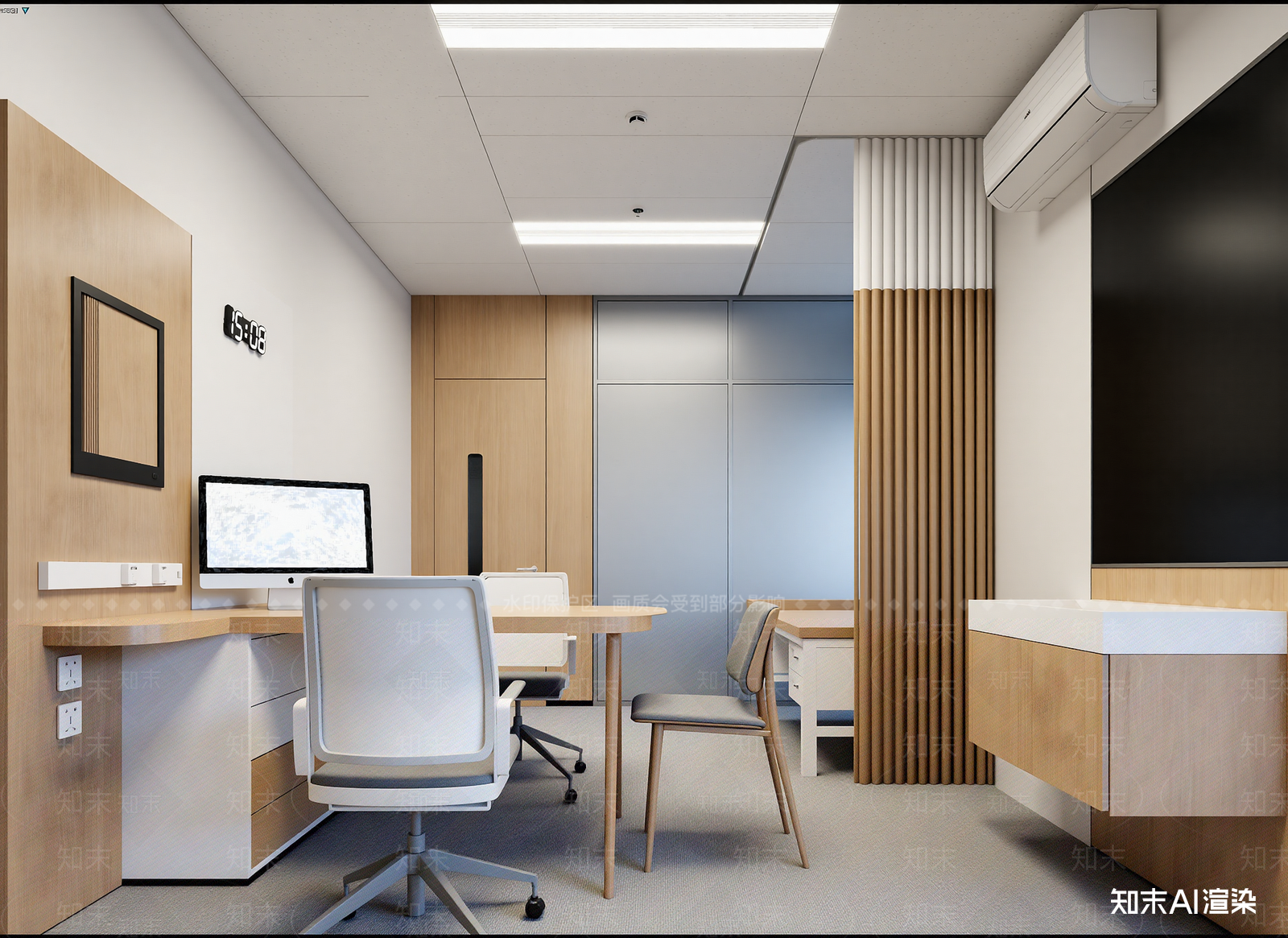现代办公室3D模型下载【ID:1215013875】
