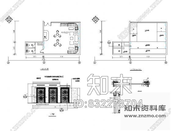 图块/节点影城VIP休息室详图cad施工图下载【ID:832273704】