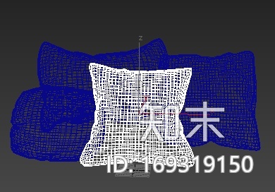 正方形可爱的动物图片抱枕模型CG模型下载【ID:169319150】