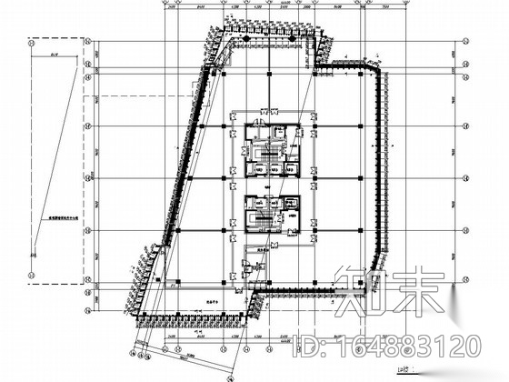 25层双塔带连廊商务办公楼幕墙施工图（节点图超详细）cad施工图下载【ID:164883120】