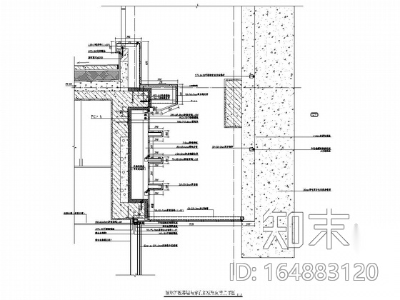 25层双塔带连廊商务办公楼幕墙施工图（节点图超详细）cad施工图下载【ID:164883120】