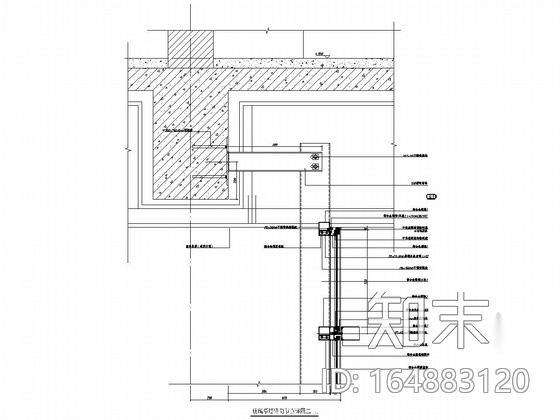 25层双塔带连廊商务办公楼幕墙施工图（节点图超详细）cad施工图下载【ID:164883120】