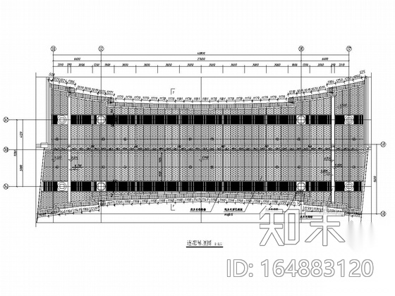 25层双塔带连廊商务办公楼幕墙施工图（节点图超详细）cad施工图下载【ID:164883120】