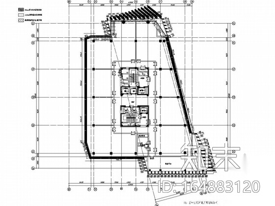 25层双塔带连廊商务办公楼幕墙施工图（节点图超详细）cad施工图下载【ID:164883120】