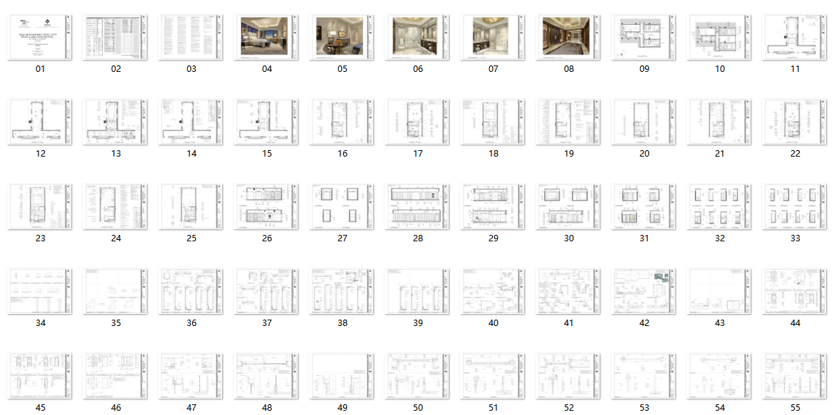 [哈尔滨]丽思卡尔顿酒店电梯厅&客房施工图施工图下载【ID:165564137】