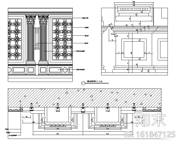 [重庆]现代奢华国际大酒店设计施工图（附效果图）cad施工图下载【ID:161847125】