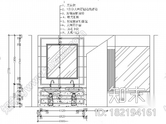 [福建]新古典风格双层洋房装修设计图（含效果）cad施工图下载【ID:182194161】