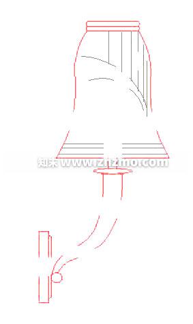 壁灯cad施工图下载【ID:179275101】