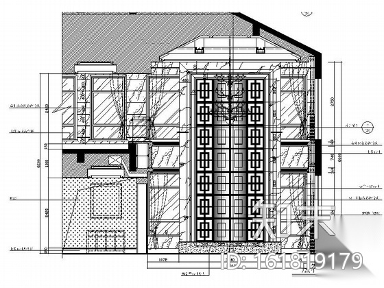 [长春]诗意大气中式复古别墅室内设计CAD施工图施工图下载【ID:161819179】