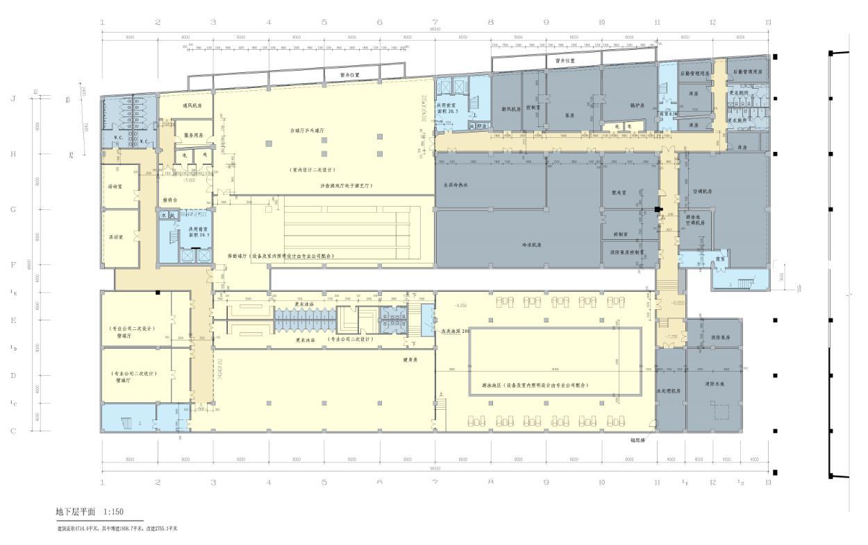 [北京]商务娱乐休闲会议中心建筑方案图cad施工图下载【ID:149937192】