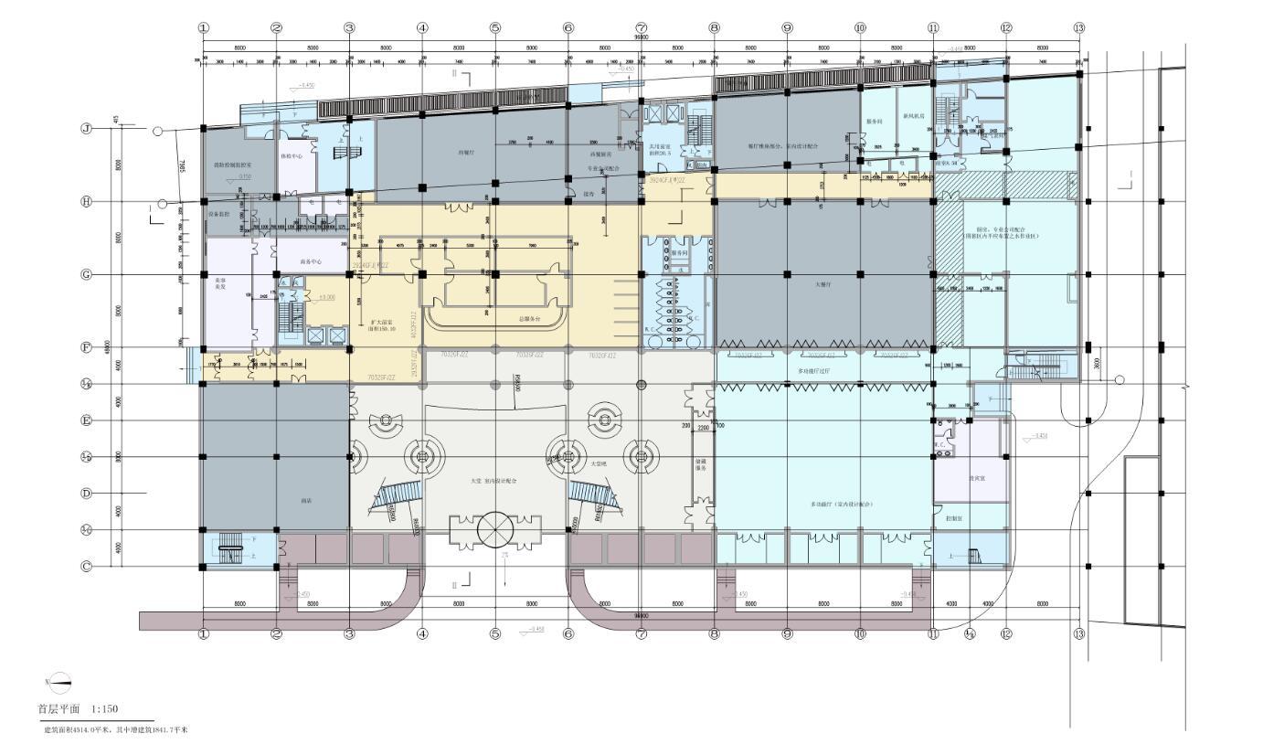 [北京]商务娱乐休闲会议中心建筑方案图cad施工图下载【ID:149937192】