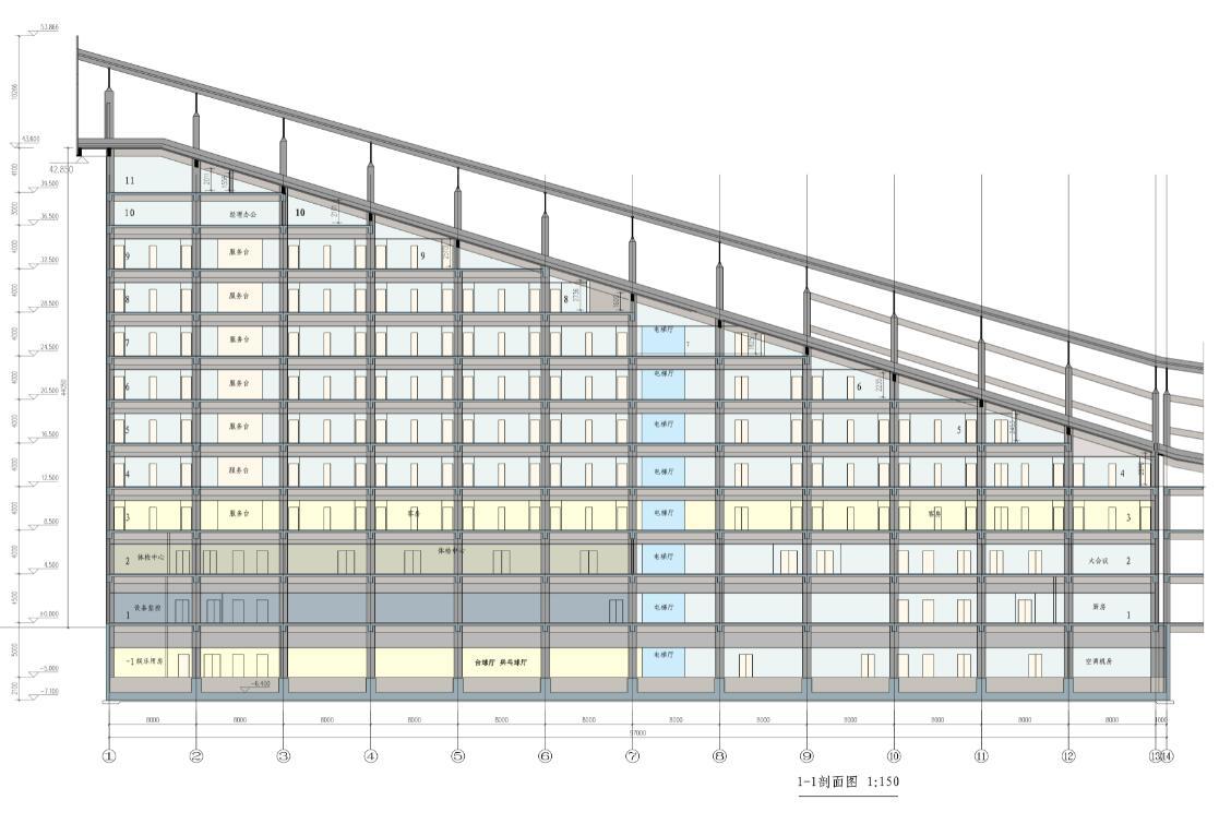 [北京]商务娱乐休闲会议中心建筑方案图cad施工图下载【ID:149937192】