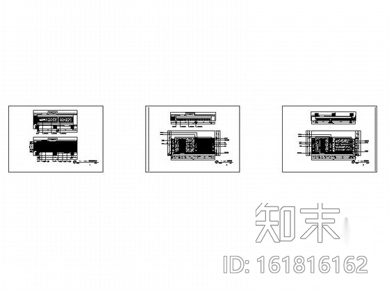 [重庆]某奢华KTV走廊E装修图cad施工图下载【ID:161816162】