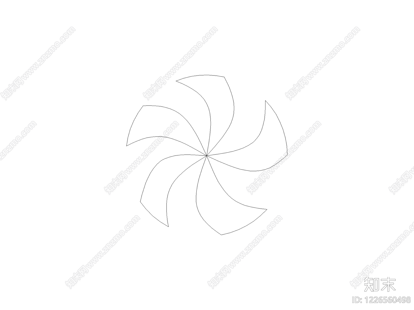 现代绿植CAD图纸