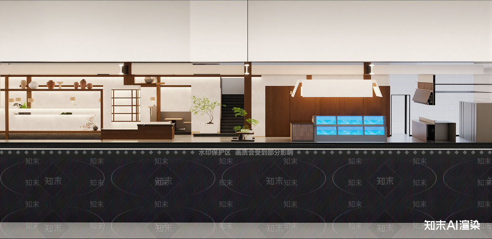 侘寂茶馆SU模型下载【ID:1215206414】