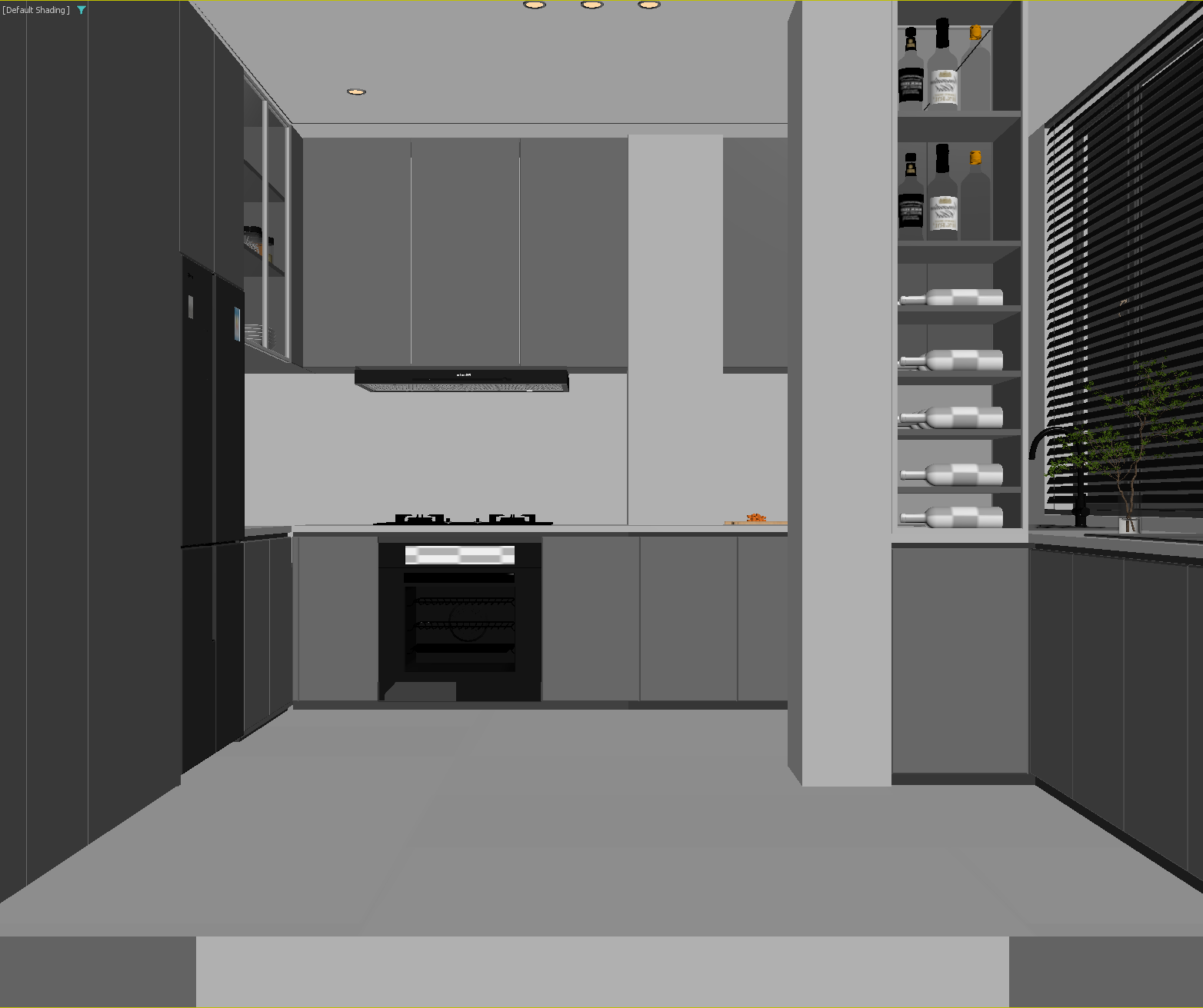 意式后厨3D模型下载【ID:1215129942】
