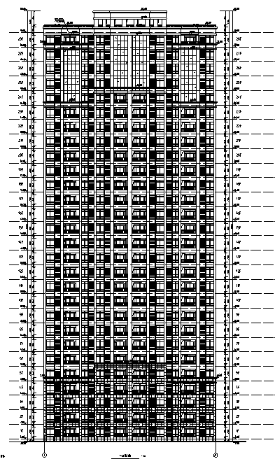 [安徽]某17栋住宅楼居住小区设计（含全专业施工图及节...cad施工图下载【ID:166832101】
