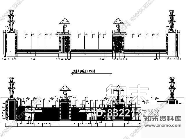 图块/节点酒店大堂总台详图施工图下载【ID:832213723】