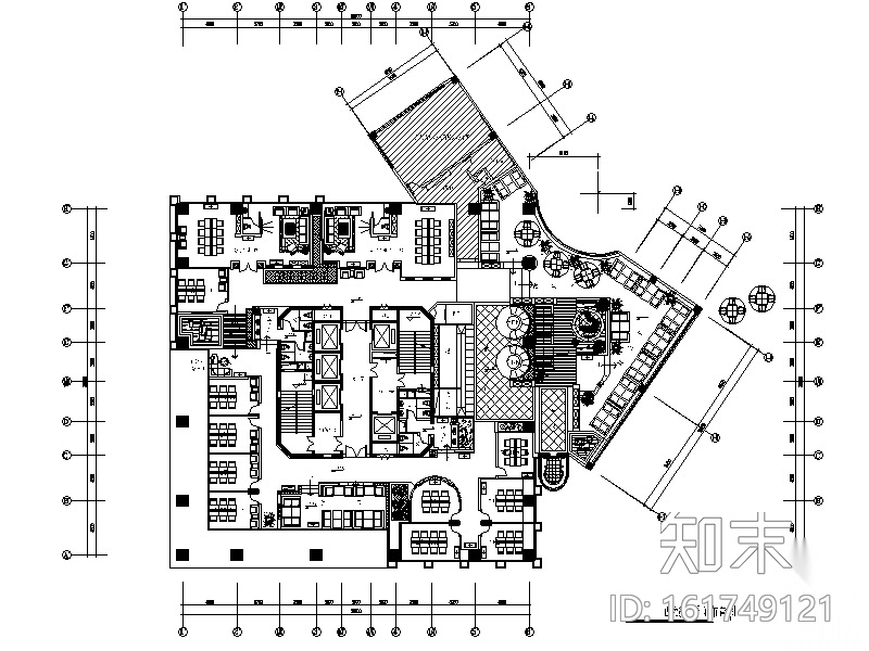 [重庆]欧式风格西餐厅设计CAD施工图（含效果图）cad施工图下载【ID:161749121】