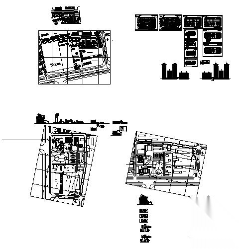 锦绣某住宅小区建筑方案图cad施工图下载【ID:149843186】