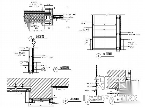 [江苏]超五星级酒店多功能厅室内装修图（含效果）cad施工图下载【ID:167315136】