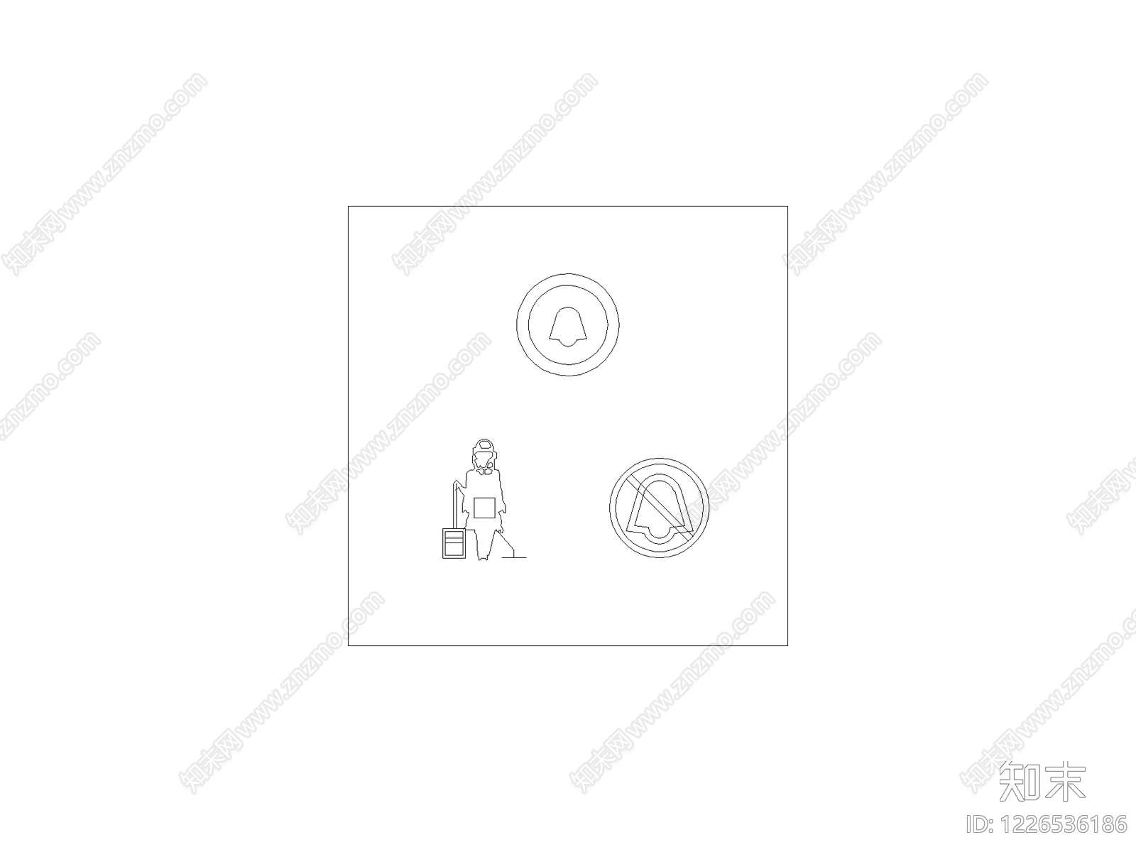 标识图库CAD图纸