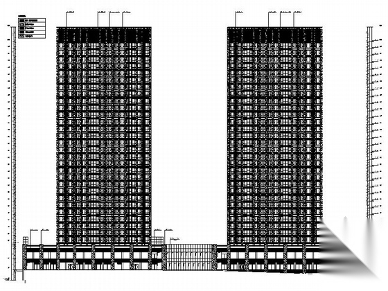 [重庆]大学城地块现代风格商业及住宅建筑设计施工图（...施工图下载【ID:166706177】