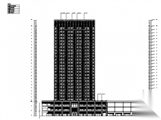 [重庆]大学城地块现代风格商业及住宅建筑设计施工图（...施工图下载【ID:166706177】