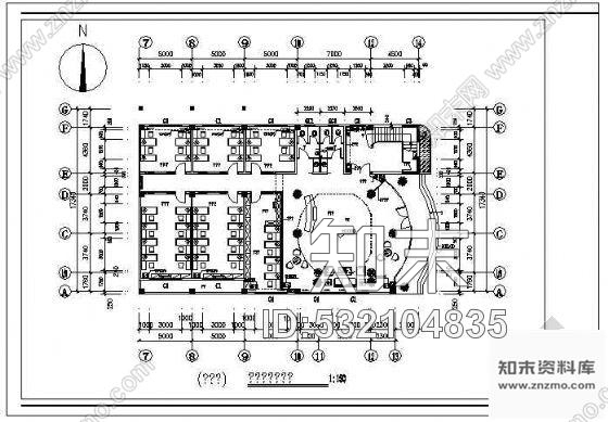 施工图办公楼装修图cad施工图下载【ID:532104835】
