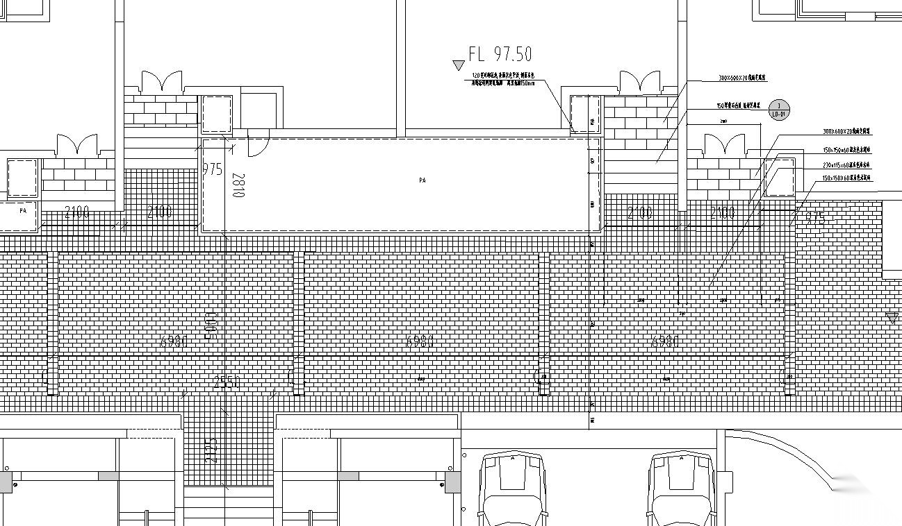 [广东]第5园华宇居住区村落四合院花园全套景观施工图设...cad施工图下载【ID:161032195】