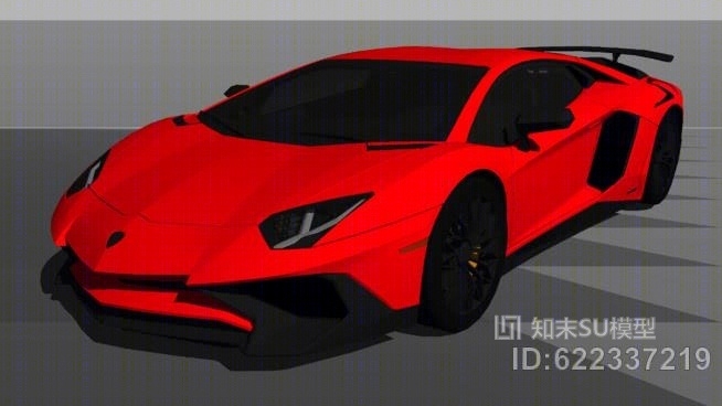 2017年兰博基尼Aventador跑车SVSU模型下载【ID:622337219】