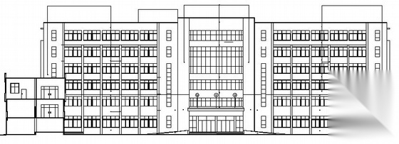 绍兴市某六层行政办公大楼建筑施工图施工图下载【ID:151431169】